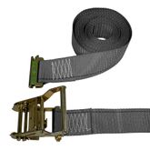 641601G-36 2 x 16 E-Track Ratchet Strap 36 Fixed End - Gray