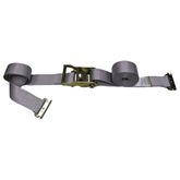 641601G-48 2 x 16 E-Track Ratchet Strap 48 Fixed End - Gray