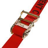 641601R-12 2 x 16 E-Track Ratchet Strap 12 Fixed End - Red 2