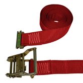 641601R-36 2 x 16 E-Track Ratchet Strap 36 Fixed End - Red