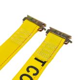 641601Y-6 2 x 16 E-Track Ratchet Strap 6 Fixed End - Yellow 3