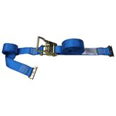 642001BL-48 2 x 20 E-Track Ratchet Strap 48 Fixed End - Blue