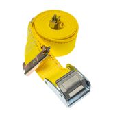 650601Y-48 2 x 6 E-Track Cam Buckle Strap 48 Fixed End - Yellow 1