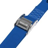651601BL-48 2 x 16 E-Track Cam Buckle Strap 48 Fixed End - Blue 2