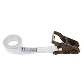 711400N 1 x 14 Endless Loop Wide Handle Ratchet Strap - White