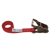 712500R 1 x 25 Endless Loop Wide Handle Ratchet Strap - Red