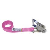 71SS0600P 1 x 6 Endless Loop Stainless Steel Ratchet Strap - Pink
