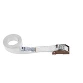751800N 1 x 18 Endless Loop Cam Buckle Strap - White