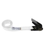 761200N 1 x 12 Endless Loop Standard Ratchet Strap - White