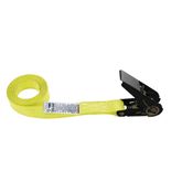 761400Y 1 x 14 Endless Loop Standard Ratchet Strap - Yellow