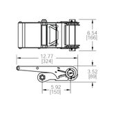 808 4 Long-Handle Ratchet - WLL 8000 lb 1