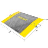 ADP-3042-3300 30 x 42 38 Thick Guardian Aluminum Dock Plate 4