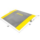 ADP-3648-3500 36 x 48 38 Thick Guardian Aluminum Dock Plate 4