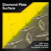 ADP-3648-3500 Guardian 36 x 48 Aluminum Dock Plate for 3 Height Differential - 3500 lb Capacity 5
