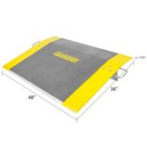 ADP-3648-5300 36 x 48 12 Thick Guardian Aluminum Dock Plate 4