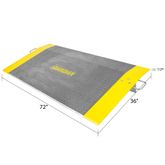 ADP-3672-7800 36 x 72 12 Thick Guardian Aluminum Dock Plate 4