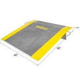 ADP-4848-2600 48 x 48 38 Thick Guardian Aluminum Dock Plate 4