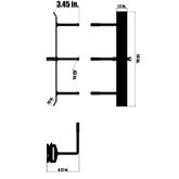 CE6030 E-Track Triple-Hook Hanger 2