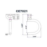 CE7021 L-Track J-Hook - Small 2