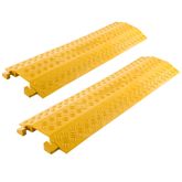 DH-CR4-V2-2 1-Channel Guardian Extra Wide Pedestrian Cable Cover for 1 Dia Cables - 2-Pk