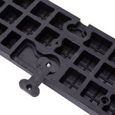 DH-CUP-10 Guardian Rubber Shipping Container Ramps with Wheel Riser Levelers - 73 L x 11 W x 4 H 3