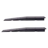 DH-CUP-15 Guardian Rubber Shipping Container Ramps with Wheel Riser Levelers - 95 L x 11 W x 6 H 2