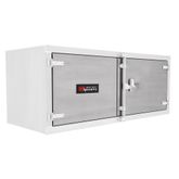 DOOR-242460-P Polished Aluminum Door Upgrade for 60 W x 24 H HD Ramps Trailer Cabinet