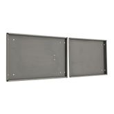DOOR-242460-SS Stainless Steel Door Upgrade for 60 W x 24 H HD Ramps Trailer Cabinet 2