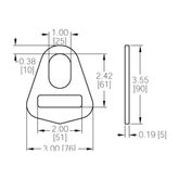 FE7936-1 2 Flat Delta Ring - WLL 5400 lb 1