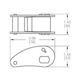 FE8055-1 1 Heavy-Duty Cam Buckle - WLL 835 lb 1