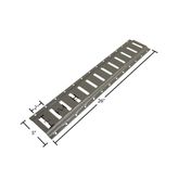 FGAT-026 26 Horizontal Steel EA-Track - Gray 2