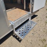 FTS-11-26-TS4 26 W HD Ramps Folding Aluminum Large Punch Plate Trailer Step 1