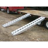 HDTR-H Heavy Duty Aluminum Hook End Car Trailer Ramps - 8000 - 12000 lb per axle Capacities 2