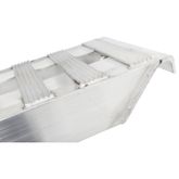 HDTR-H Heavy Duty Aluminum Hook End Car Trailer Ramps - 8000 - 12000 lb per axle Capacities 5