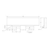 MF4-14476-BT 12 L x 76 W HD Ramps Folding Aluminum Four-Ramp System for Box Trucks 9