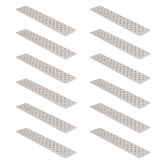 PP-1156-12 30 x 6 HD Ramps Trailer Traction Tread wCircle Punch Plate 12 Pack