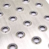 PP-1156 30 x 6 HD Ramps Trailer Tread wCircle Punch Plate Traction 6