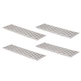 PP-1157-4 3975 x 12 HD Ramps Trailer Tread wOval Punch Plate 4 Pack