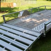 PP-1157 3975 x 12 HD Ramps Trailer Traction Tread wOval Punch Plate 1