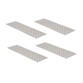 PP-1158-4 3975 x 12 HD Ramps Trailer Traction Tread wCircle Punch Plate 4 Pack