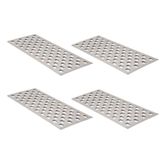 PP-1159-4 3975 x 16 HD Ramps Trailer Tread wOval Punch Plate 4 Pack