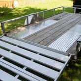 PP-1160-4 3975 x 16 HD Ramps Trailer Traction Tread wCircle Punch Plate 4 Pack 1