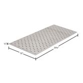 PP-1160-4 3975 x 16 HD Ramps Trailer Traction Tread wCircle Punch Plate 4 Pack 3