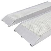 S-1500-P Guardian Aluminum Dual Runner Shed Ramps with Punch Plate Surface 4