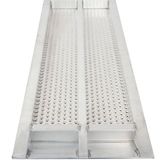 S-1500-P Guardian Aluminum Dual Runner Shed Ramps with Punch Plate Surface 5