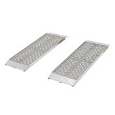 S-3612-1500-P 36 L x 12 W Guardian Aluminum Dual Runner Shed Ramps with Punch Plate Surface