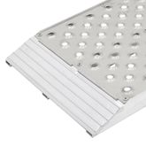 S-3612-1500-P 36 L x 12 W Guardian Aluminum Dual Runner Shed Ramps with Punch Plate Surface 5