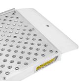 S-4812-1500-P 48L x 12W Guardian Aluminum Dual Runner Shed Ramps with Punch Plate Surface 4
