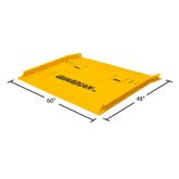 SDBPH-6048-16000 48 x 60 Guardian Steel Dock Boards - 16000 lb Capacity 3