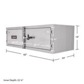 TC-182460 60 x 24 x 18 HD Ramps Underbody Trailer Tool Cabinet  Lockable 2